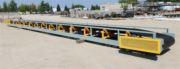 Unused 36" W X 60' Stackable Transfer Conveyor)